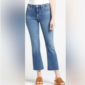 Frame 26 Le Crop Mini Boot Women’s Jeans Columbus Frayed Hem LCMBRA206